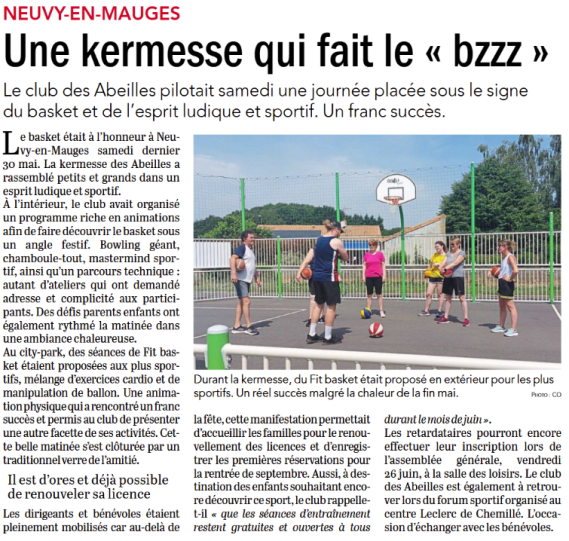 Article sur la Kermesse